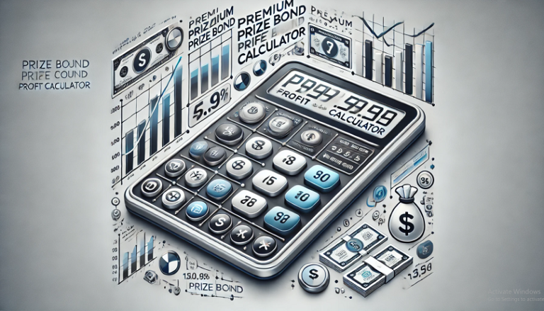 image of premium prize bond profit calculator