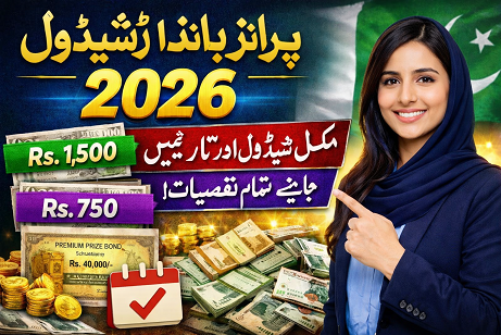 prize bond draw schedule 2026