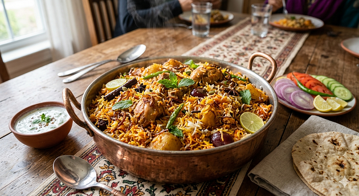 Sindhi biryani Pakistani rice dish