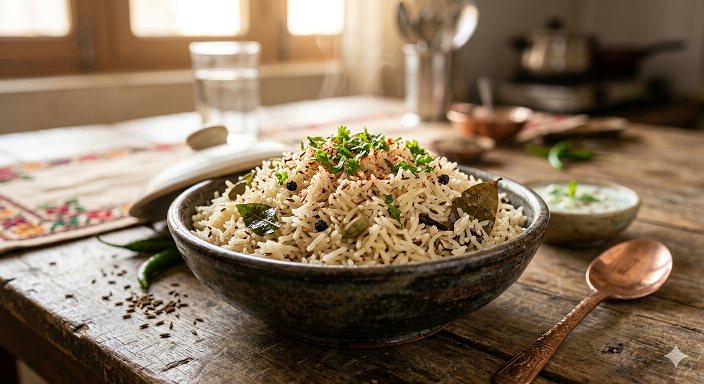 Zeera rice cumin rice Pakistani dish